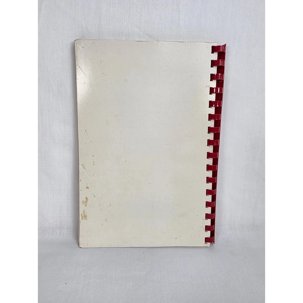 VINTAGE Food for my Household Cookbook Spiral Bound Topaz Lake Nevada La Sertoma
